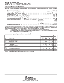 浏览型号SN74ACT08的Datasheet PDF文件第2页