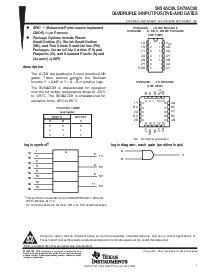 浏览型号SN74AC08的Datasheet PDF文件第1页