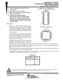 浏览型号SN74AC373的Datasheet PDF文件第1页