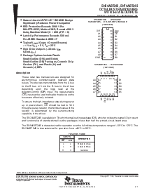 浏览型号SN74ABT245的Datasheet PDF文件第1页