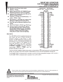 浏览型号SN74ABT16952的Datasheet PDF文件第1页