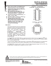浏览型号SN74ABT240A的Datasheet PDF文件第1页