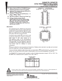 浏览型号SN74ABT373的Datasheet PDF文件第1页
