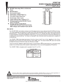 浏览型号CD74FCT245的Datasheet PDF文件第1页