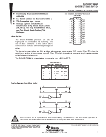 浏览型号SN74CBT3384A的Datasheet PDF文件第1页