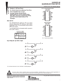 浏览型号SN74CBT3125的Datasheet PDF文件第1页