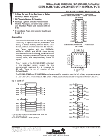 浏览型号SN74ALS244B的Datasheet PDF文件第1页