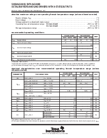 浏览型号SN74ALS244B的Datasheet PDF文件第2页