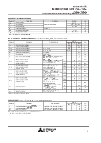 浏览型号M5M51016BRT-70LL的Datasheet PDF文件第3页
