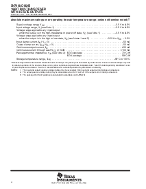 浏览型号SN74AVC16245的Datasheet PDF文件第4页