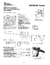 浏览型号CD4060B的Datasheet PDF文件第1页