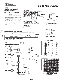 浏览型号CD4512B的Datasheet PDF文件第1页