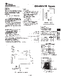 浏览型号CD40257B的Datasheet PDF文件第1页