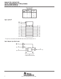 浏览型号SN54HCT373的Datasheet PDF文件第2页