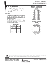 浏览型号SN54HC688的Datasheet PDF文件第1页