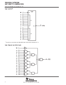 浏览型号SN54HC688的Datasheet PDF文件第2页