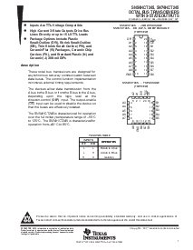 浏览型号SN54HCT245的Datasheet PDF文件第1页