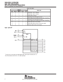 浏览型号SN74HC595的Datasheet PDF文件第2页