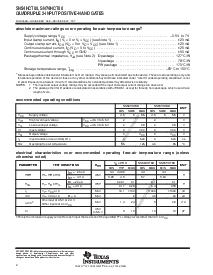 浏览型号SN74HCT00的Datasheet PDF文件第2页