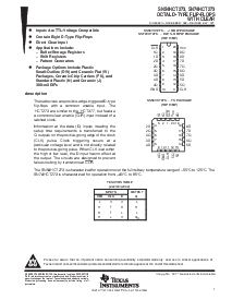 浏览型号SN74HCT273的Datasheet PDF文件第1页