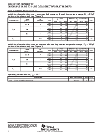 浏览型号SN74HCT157的Datasheet PDF文件第4页