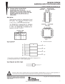 浏览型号SN74HC08的Datasheet PDF文件第1页