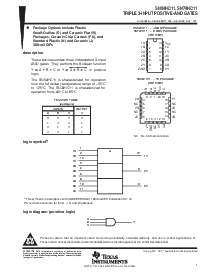 浏览型号SN74HC11的Datasheet PDF文件第1页