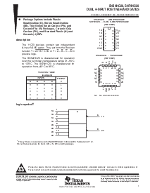 浏览型号SN74HC20的Datasheet PDF文件第1页