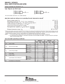 浏览型号SN54HC21的Datasheet PDF文件第2页