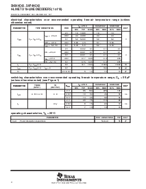 浏览型号SN74HC42的Datasheet PDF文件第4页