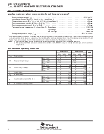 浏览型号SN74HC153的Datasheet PDF文件第4页