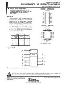 浏览型号SN74HC157的Datasheet PDF文件第1页