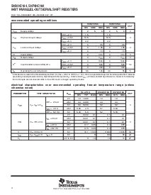 浏览型号SN74HC164的Datasheet PDF文件第4页