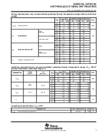 浏览型号SN54HC164的Datasheet PDF文件第5页