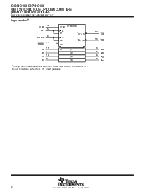 浏览型号SN74HC193的Datasheet PDF文件第2页