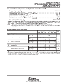 浏览型号SN74HC193的Datasheet PDF文件第5页