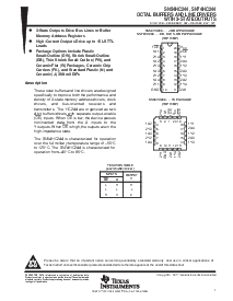 浏览型号SN74HC244的Datasheet PDF文件第1页