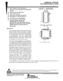 浏览型号SN74HC259的Datasheet PDF文件第1页