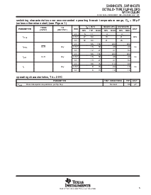 浏览型号SN74HC273的Datasheet PDF文件第5页