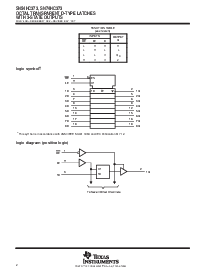 浏览型号SN54HC373的Datasheet PDF文件第2页