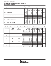 浏览型号SN54HC574的Datasheet PDF文件第4页