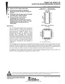 浏览型号SN74HCT138的Datasheet PDF文件第1页