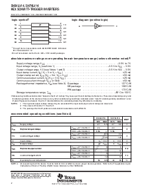 浏览型号SN74LV14的Datasheet PDF文件第2页