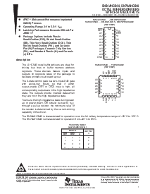 浏览型号SN74AHC540的Datasheet PDF文件第1页