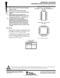 浏览型号SN74AHCT02的Datasheet PDF文件第1页