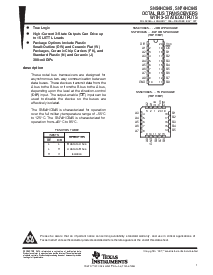 浏览型号SN74HC645的Datasheet PDF文件第1页