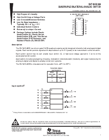 浏览型号SN74HC4066的Datasheet PDF文件第1页