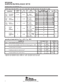 浏览型号SN74HC4066的Datasheet PDF文件第4页