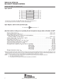 浏览型号SN74LV14A的Datasheet PDF文件第2页