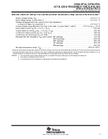 浏览型号SN74LV574A的Datasheet PDF文件第3页